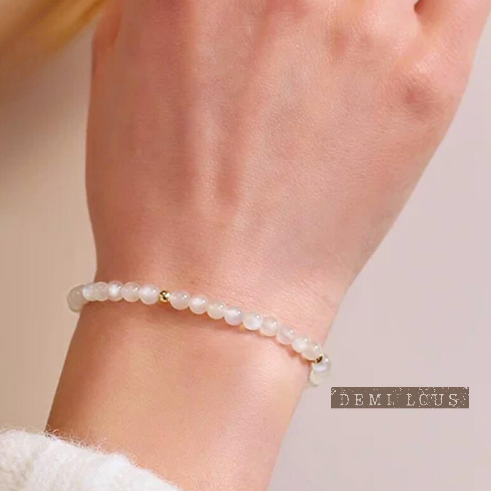 ムーンストーンブレスレット天然石1...