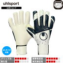 【公式】 uhlsport ( ウールシュポルト ) | ウールシュポルト アブソルートグリップタイト ハーフネガティブ 5 ～ 9号 ( ジュニア 対応 ) ホワイト x ネイビー 23SS BASIC STYLES 1011320