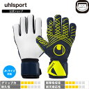 【公式】 uhlsport ( ウールシュポルト ) | プレディクション スーパーソフト ハーフネガティブ | 5 ~ 10号 ネイビー × フローイエロー ...