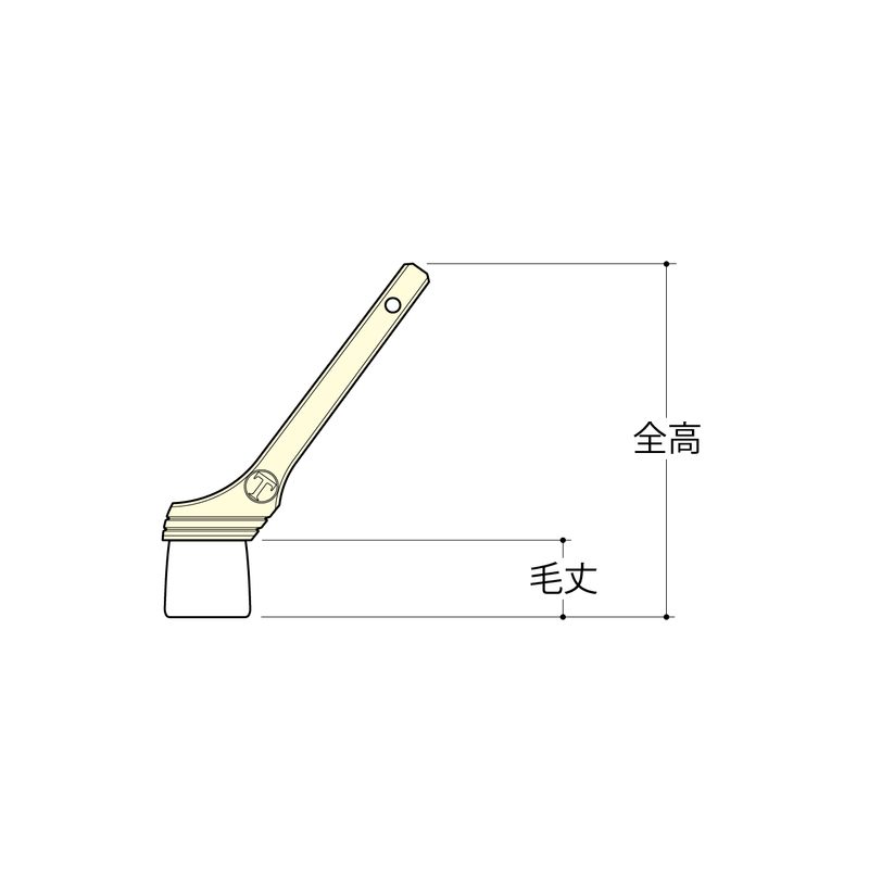 別製 筋違 赤毛 25号 1003380025 刷毛 塗装 耐水性 DIY 最高級塗装用刷毛 ペイント...