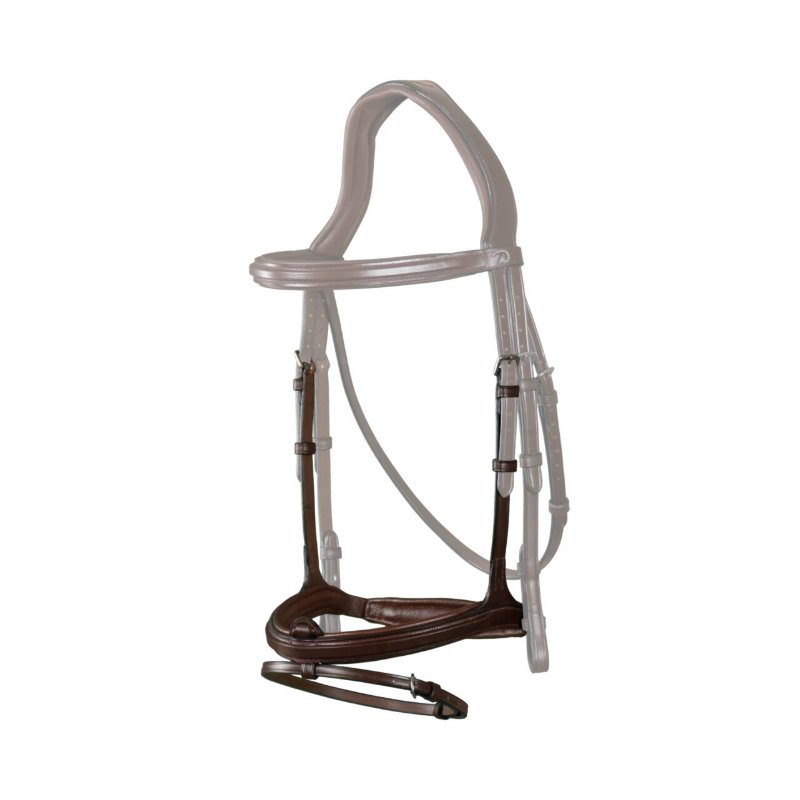 鼻革 ディオン コンビ クランク鼻革 2.5cm DY04A 茶 コブ フル 馬術 乗馬 馬 ベルギー Dy'on ボRD