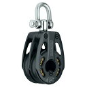 45mm Double Black Magic Swivel Block 45mm ダブル ブラック マジック スイベル ブロック 3393 ボート ディンギー...