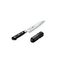 三徳包丁165mm&シャープナー No.ETO-1002 燕人の匠 桜吟 新潟産 燕産 日本製 お歳暮 お中元 ギフト 贈答品 キッチン用品 横YH