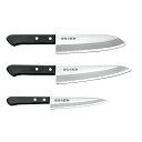 三徳包丁 165mm & 牛刀包丁 180mm & ペティナイフ 135mm No.EJH-500 燕熟の技 新潟産 燕産 日本製 お歳暮 お中元 ギフト 贈答品 キッチン用品 横YH