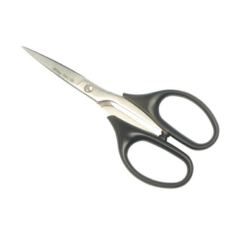 ハサミ クラフト 135mm ストレート RWC-135 10本入 冷間製造 裏ヒ付け 先端細 腰逃がし ハイステン 工作 Silky シルキー 北SH