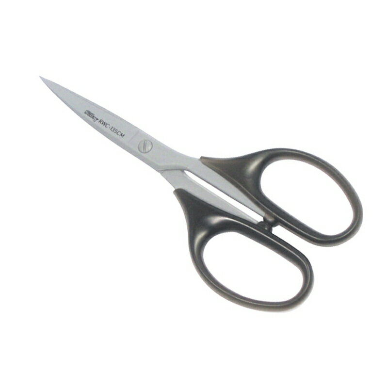 ハサミ クラフト 135mm カーブプロコート RWC-135CM 10本入 冷間製造 フッ素加工 裏ヒ付け ベタつき防止 先端細 曲がり刃 腰逃がし Silk...