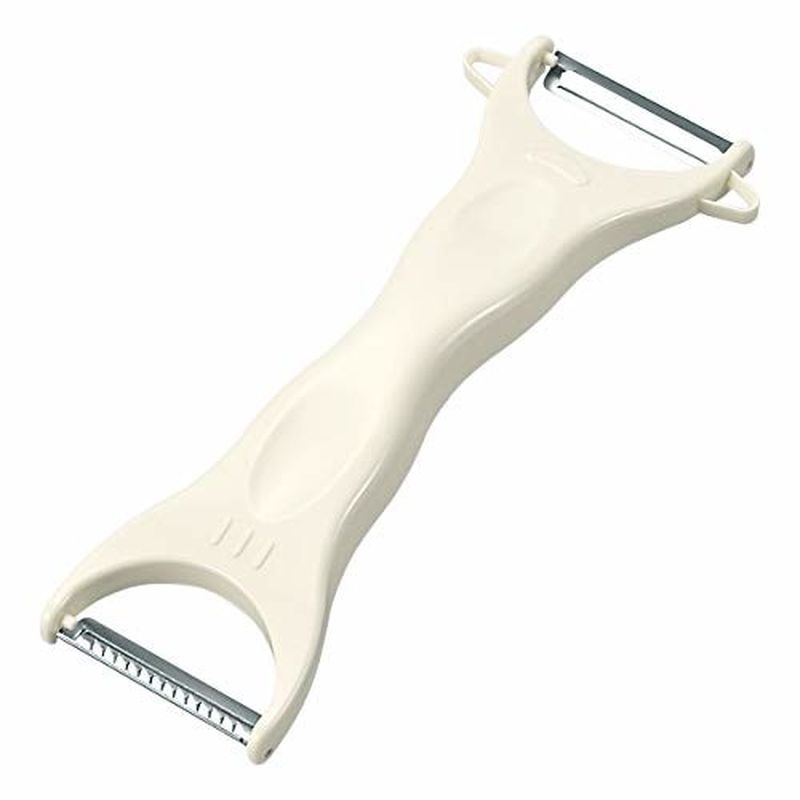 ピーラー ツインピーラー 千切＆ピーラー ATP-687 皮むき 千切り キンピラ じゃがいもの芽取り付き 味わい食房 下村工業 高KD