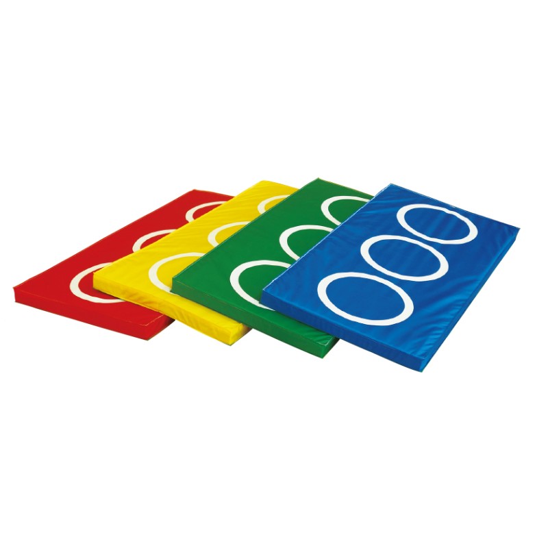 受注生産 ミニマルチマット EKM451 カラー選択 60×120×5 体操 カラー体操マット ナイロン帆布 合成スポンジ EVERNEW エバニュー Sス 代引不可