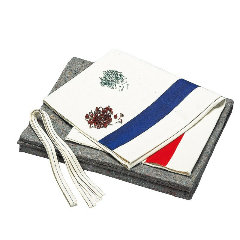 とび箱リペアセット 120 3C EKF038 体操 とび箱 リペアセット 帆布 フェルト テープ 釘 鋲 EVERNEW エバニュー SスD