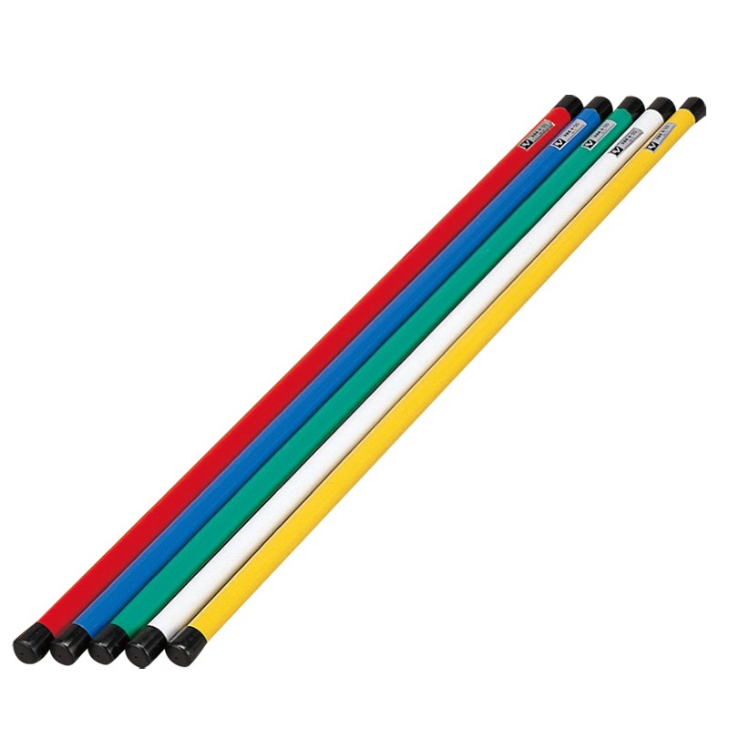 体操棒 W-120 EKB172 カラー選択 120×3cm 体操 体操棒 木 伸縮チューブ加工 EVERNEW エバニュー SスD