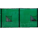 受注生産 防風ネット 窓付 EKE065 10×2m 球技 テニストレーニングネット ポリエチレンメッシュ防風 遮光ネット EVERNEW エバニュー Sス 代...