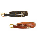 ベルト トリーベルト Dバミ T2195 黒 茶 スタイリッシュ 馬術 乗馬 馬 レザーベルト アメリカ Tory Leather トリーレザー ボRD
