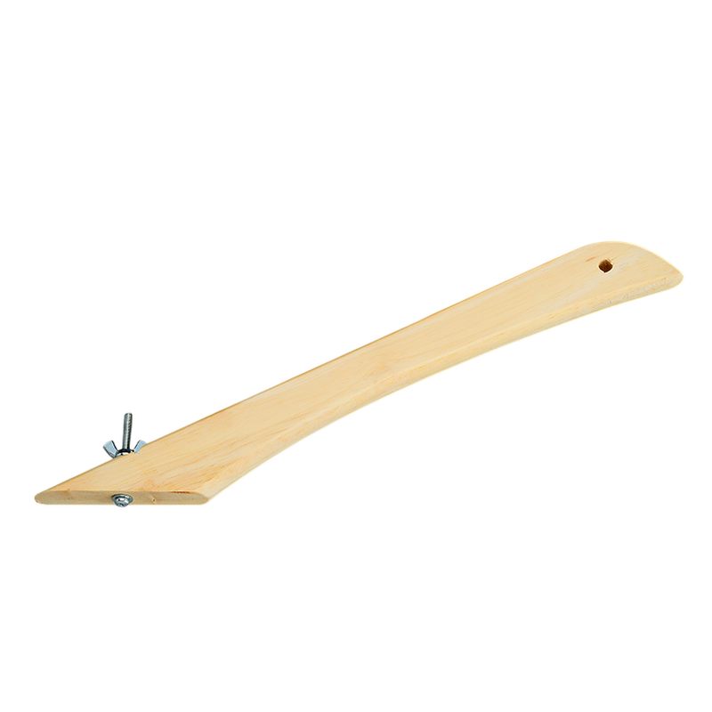 左官ブラシ用の柄です。（ネジ付き） 品　番：1216250000 全長（中心軸）：約280mm　最小幅：約26.5mm　全高：約133mm　重　量：約105g 材質：ホウ（天然木） 附属ビス径×ネジ長：φ3.8×45mm 用　途：外壁塗装用左官ブラシ 厚さ：約17.5mm 入　数：1丁 刷毛、ハケ、最高級品、繊細、微細類似商品はこちら左官ブラシ 黒毛 柄付 1/2 12162101,750円左官ブラシ 黒毛 柄付 1/4 12162101,640円左官ブラシ 赤毛 2丁 1216240020 2,980円左官ブラシ 黒毛 2丁 1216230020 2,890円左官ブラシ 赤毛 1丁半 12162400152,460円左官ブラシ 黒毛 1丁半 12162300152,410円左官ブラシ 赤毛 1丁 1216240010 2,120円左官ブラシ 黒毛 1丁 1216230010 2,020円人造ブラシ ダイヤ柄付 黒毛 1丁 121613,520円新着商品はこちら2026/8/21玉網 養魚用 ステンレス 二重枠 三角玉網 B10,640円2026/8/21玉網 養魚用 ステンレス 二重枠 三角玉網 B9,840円2026/8/21玉網 養魚用 ステンレス 二重枠 三角玉網 B9,840円再販商品はこちら2026/8/22受注生産 集会用テントアルミAH-A EKA8210,760円2026/8/22受注生産 集会用テントアルミAH-E EKA8485,620円2026/8/22受注生産 集会用テントアルミAH-D EKA8417,450円2026/08/22 更新ネジ付きの左官ブラシ用の柄
