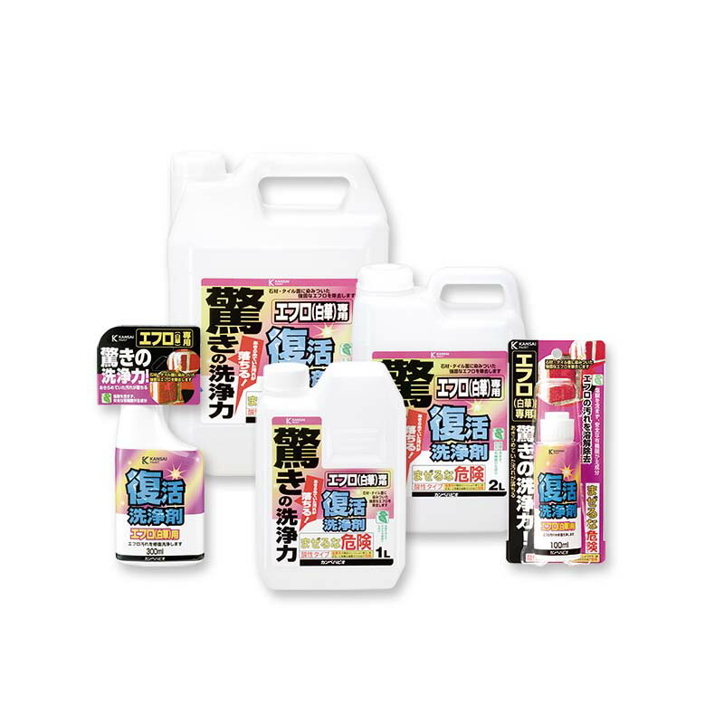 復活洗浄剤 エフロ用 1L クリーナー 石材 タイル エフロ除去 掃除 清掃用品 344788 カンペハピオ 福KD