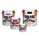 油性塗料 油性鉄部木部用EX 1.6L 油性 塗料 塗装 鉄部 木部 サビ止め 屋内外 DIY アサヒペン 福KD