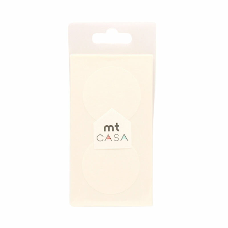 シール mt casa seal マットホワイト MTCDS005 直径50mm 5シート 10ピース DIY カモ井加工紙 Lク 代引不可