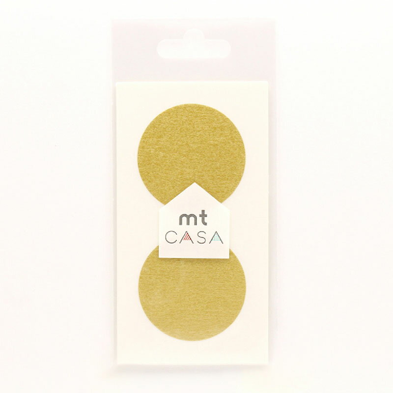 シール mt casa seal 金 MTCDS012 直径50mm 5シート 10ピース DIY カモ井加工紙 Lク 代引不可