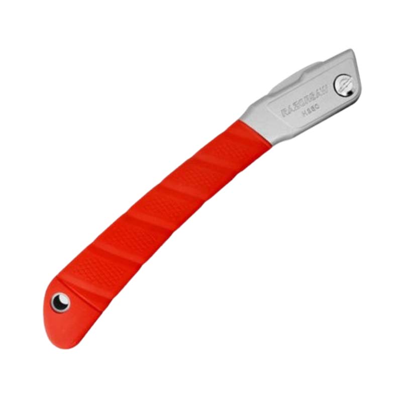 のこぎり用グリップ レザーソー 折込 250 赤 グリップ ネジ付 9612 鋸 のこぎり ノコギリ 柄 部品 パーツ レザーソー 玉鳥産業 三冨D