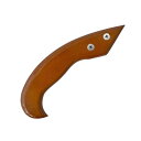 のこぎり用グリップ レザーソー 木挽 グリップ ネジ付 9615 鋸 のこぎり ノコギリ 柄 部品 パーツ レザーソー 玉鳥産業 三冨D