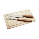バーベキュー3点セット ダイナミック 22399/036 ナイフ フォーク カッティングボード カトラリー バーベキュー BBQ シュラスコ トラモンティーナ ...