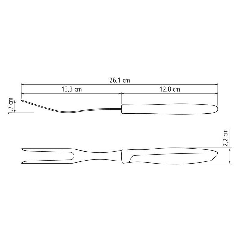フォーク カービングフォーク 黒 23427/...の紹介画像3