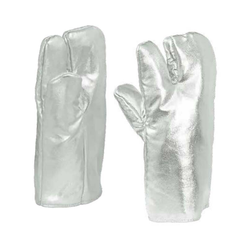 手袋 RED-TEX アルミ3本指 5双セット 保護 快適 安全 耐熱 耐炎 作業用 建築 土木 DIY 赤尾 代引不可