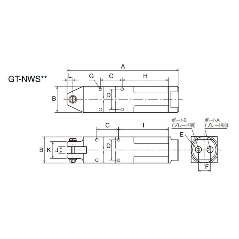 本体のみ 複動式 エアーニッパー 角型 GT-NWS1 360702 ニッパー 日曜大工 DIY VESS...