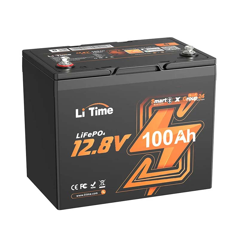 バッテリー LiTime 12V 100Ah Bluetooth付 リチウムディープサイクルバッテリー L1...