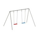 遊具 AH 中型2連ブランコ 76.3×60.5 AK23561 ステンレス ブランコ 浅野金属工業 アM 代引不可