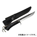 納期半年 目切品 黒 KURO 秀存昭三作 炎シリーズ 45-150KURO 黒打仕上げ 諸刃 アウトドア 間伐 伐採 刃渡り 150mm 本革ケース付き 池内刃物 三冨D(4)