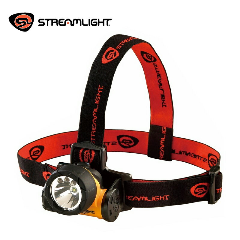 トライデント ヘッドランプ No.SL61005YEL ヘッドライト ヘルメットライト LEDライト 釣り アウトドア 生活防水 STREAMLIGHT ストリームライト ミSD 送料無料