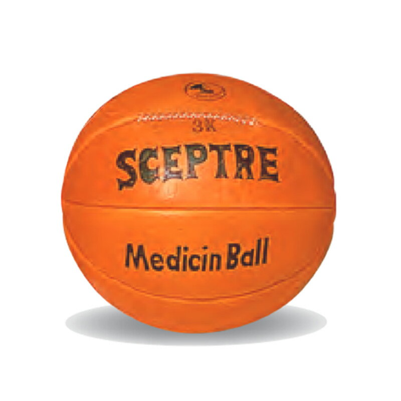 メディシンボール SP-19 3kg トレーニング スポーツ 体幹 腕 胸 背 腰 牛革 SCEPTER セプター SスD