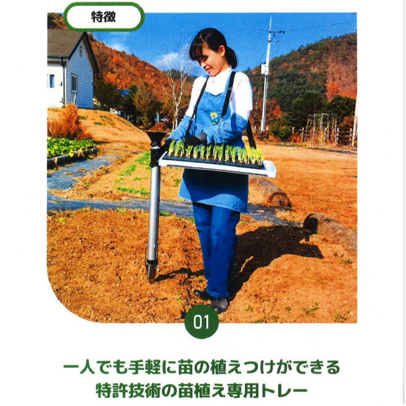苗トレー スピード苗トレー 苗植 疲労軽減 軽量 省力化 特許取得 東京戸張 代引不可