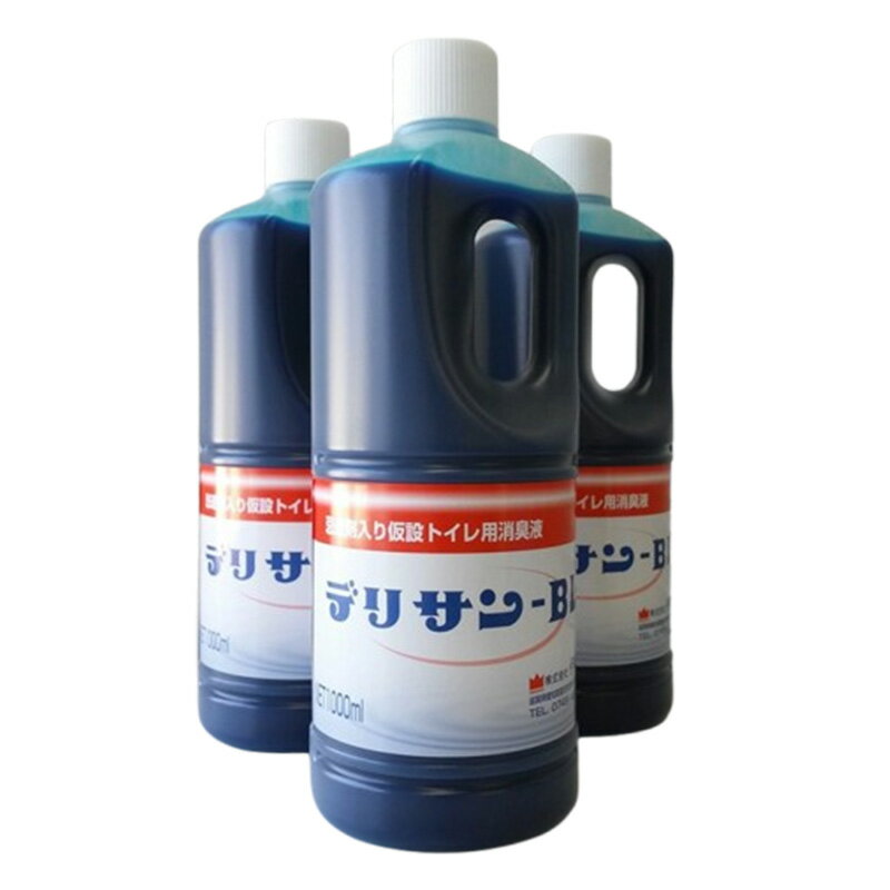 消臭液 忌避剤入り仮設トイレ用消臭液 デリサン-BL 1L×20本 トイレ クリーナー 清掃 消臭 臭い対策 仮設トイレ 伊吹正 サT 代引不可