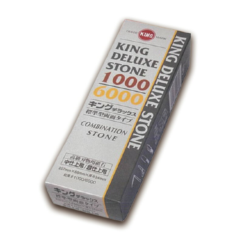 本職の味方！ 打刃物、ステンレス刃物、料理包丁、ナイフ、彫刻刀、かんな、のみ、かま、ハサミ、精密刃物、その他刃物研磨に！ サイズ：207×66×34mm 粒　度：1000/6000 用　途：中仕上用/超仕上用 入　数：20個（セット販売） 打刃物、ステンレス刃物、料理包丁、ナイフ、彫刻刀、鉋、鑿、ノミ、鎌、かんな、のみ、包丁、ハサミ、ナイフ、その他精密刃物用類似商品はこちら砥石 キングデラックス コンビ砥石 1000/4,240円砥石 キングデラックス 6000 キングデラッ4,250円砥石 キングデラックス 1000 20個セット42,330円砥石 キングデラックス 1000 キングデラッ3,150円砥石 キングデラックス 300 20個セット 40,040円砥石 キングデラックス 1200 20個セット43,480円砥石 キングデラックス 800 20個セット 41,760円砥石 キングデラックス 1200 キングデラッ3,210円砥石 キングデラックス 800 キングデラック3,120円新着商品はこちら2026/10/24プール パルコ 110 カフェラテ 110L 6,580円2026/10/24プール パルコ 80 カフェラテ 80L 子供4,650円2026/10/24プラ箱 キヴォトス 400 ダークブルー 4025,750円再販商品はこちら2026/10/20アルミ根かき棒 1本 2349 盆栽 園芸 鉢1,640円2026/10/20根止め シート 幅30cm×長さ10m 厚さ24,620円2026/10/20スノーダンプ 吉鉄スノーダンプ 小 鉄製 平型13,300円2026/10/27 更新本職の味方！