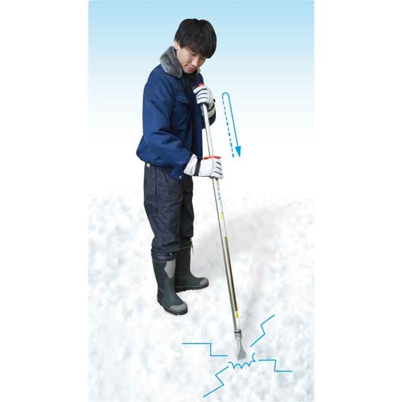 氷割り ガン太 CS スライドハンマー式 氷 圧雪 剥がし 除雪 除雪用 123 伊藤製作所 アMD 3
