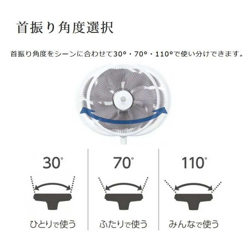 扇風機 35cmフロア扇風機 FS-FD3524 サーキュレーター ホワイト デシカント式 熱中症対策 TOYOTOMI トヨトミ D