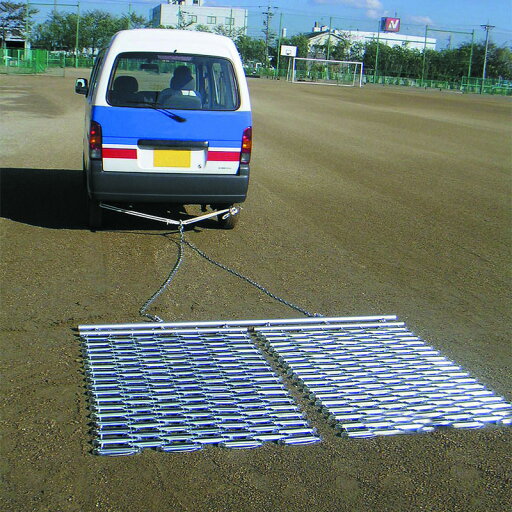 受注生産 ランニングマット 2連 F-76-2 400×205cm グラウンド整備 高耐久 車牽引用 山崎産業 シB 代引不可 受注生産 ランニングマット 2連 F-76-2 400×205cm グラウンド整備 高耐久 車牽引用 山崎産業 シB 代引不可
