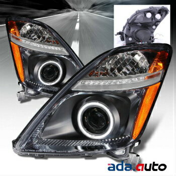 トヨタ プリウス ヘッドライト 2006-2009 Toyota Prius [CCFL Halo] Projector Black Headlights Pair 2006-2009トヨタプリウス【CCFLヘイロー]プロジェクターブラックヘッドライトのペア