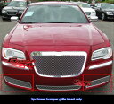 クライスラー グリル Fits Chrysler 300/300C Fog Light Stainless Steel Mesh Grill-Fits 2011-2014 クライスラー300 / 300Cフォグランプステンレススチールメッシュグリルフィット2011年から2014年フィット