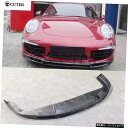 911991.1991.2ポルシェ911カレラ991Gt313-16 911 991.1 991.2 Carbon Fiber Front Lip Spoiler Front Bumper Diffuser Splitter for Porsche 911 Carrera 991 Gt3 13-16