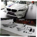F10F185シリーズPu未塗装車体キットフロントバンパーリアバンパーサイドスカートBMWF10F18ローダーボディキット11-15 F10 F18 5 Ser...