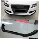 アウディA4B8標準車体キット用A4B8カーボンファイバーフロントリップ09-12 A4 B8 Carbon Fiber Front Lip for Audi ...