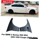 BMW3シリーズE92E93325i330iクーペ2005-2013 Modify to M3 Type PP Unpainted Car Front Fend...