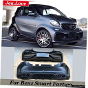 ベンツスマートフォーツー用AMGスタイルレジン未塗装車体キットフロントおよびリアバンパー AMG Style Resin Unpainted Car Body ...