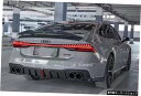 【リップラップアングル】新型アウディA7S7モディファイドカーボンファイバーバーティカルランクリップフォーアウトリアスポイラーテールウィングモデルに適合 【Li...