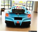 13フェラーリF12モディファイドスモールサラウンドカーボンファイバーDmcスポイラーリアリップに適しています Suitable for 13 Ferrari ...