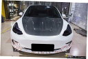 【ファイバーカバーモデルA】18-19ニューテスラモデル3モディファイドカーボンファイバーパーフォレイテッドボンネットに適合 【Fiber Cover mode...