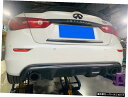 【バージョン18インチ】14-20新旧インフィニティQ50lリフィットサラウンドカーボンファイバー日本製リアリップバンド 【Version 18-in】Suit...