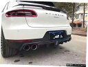 11-14ポルシェマカンレトロフィットスモールサラウンドカーボンファイバー、ランプスポイラーリアリップ付き Suitable for 11-14 Porsche...